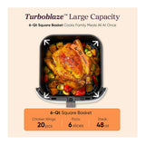 Cosori 9-in-1 TurboBlaze 6-Quart Air Fryer (Cream)