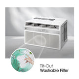 LG  8000 BTU Window Air Conditioner with Wifi Controls (White)