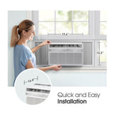 LG  8000 BTU Window Air Conditioner with Wifi Controls (White)