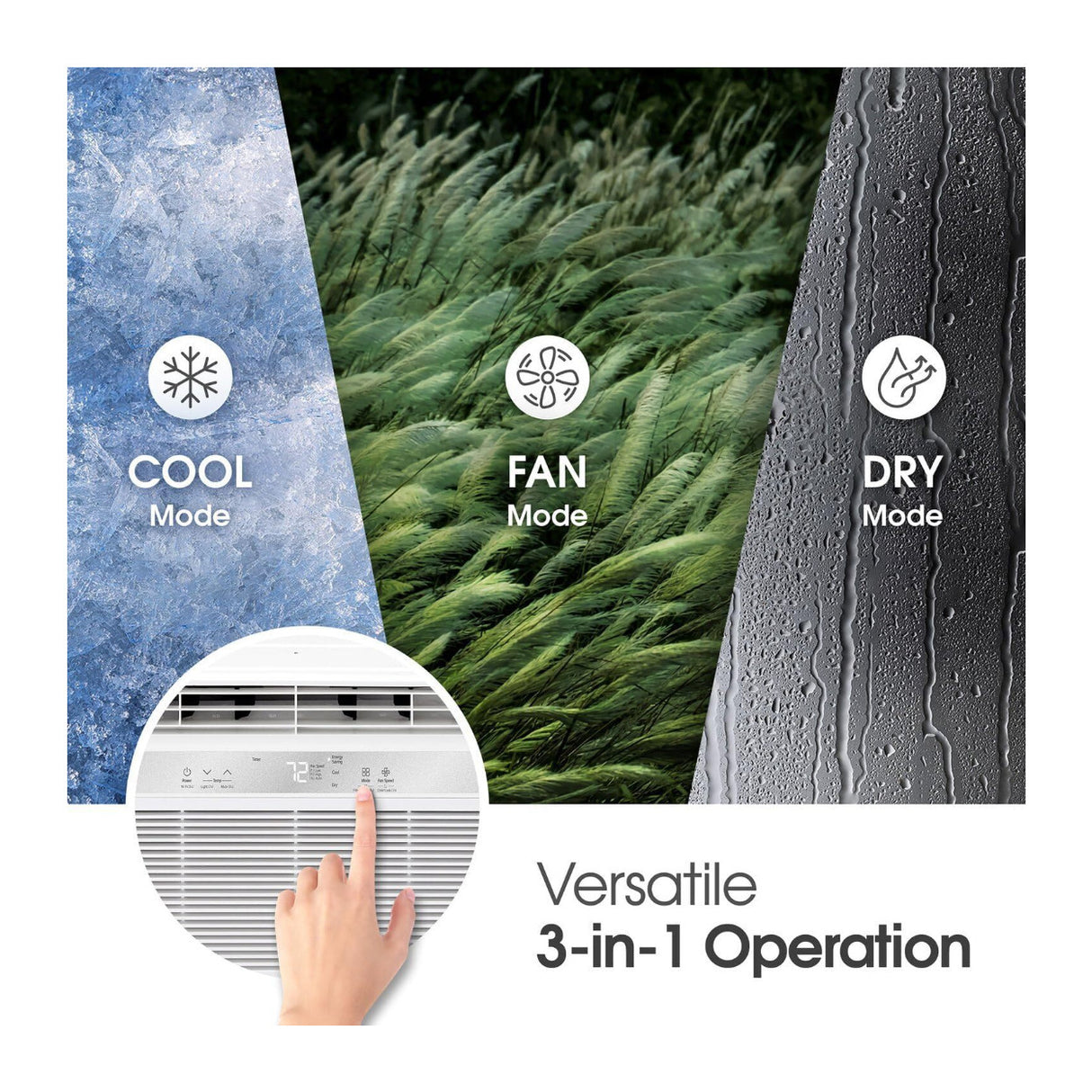 LG  8000 BTU Window Air Conditioner with Wifi Controls (White)
