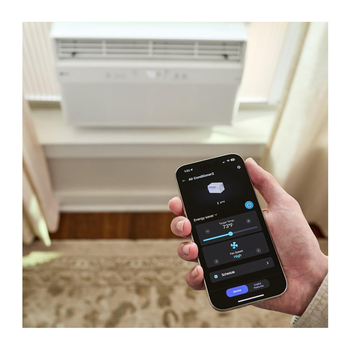 LG  8000 BTU Window Air Conditioner with Wifi Controls (White)