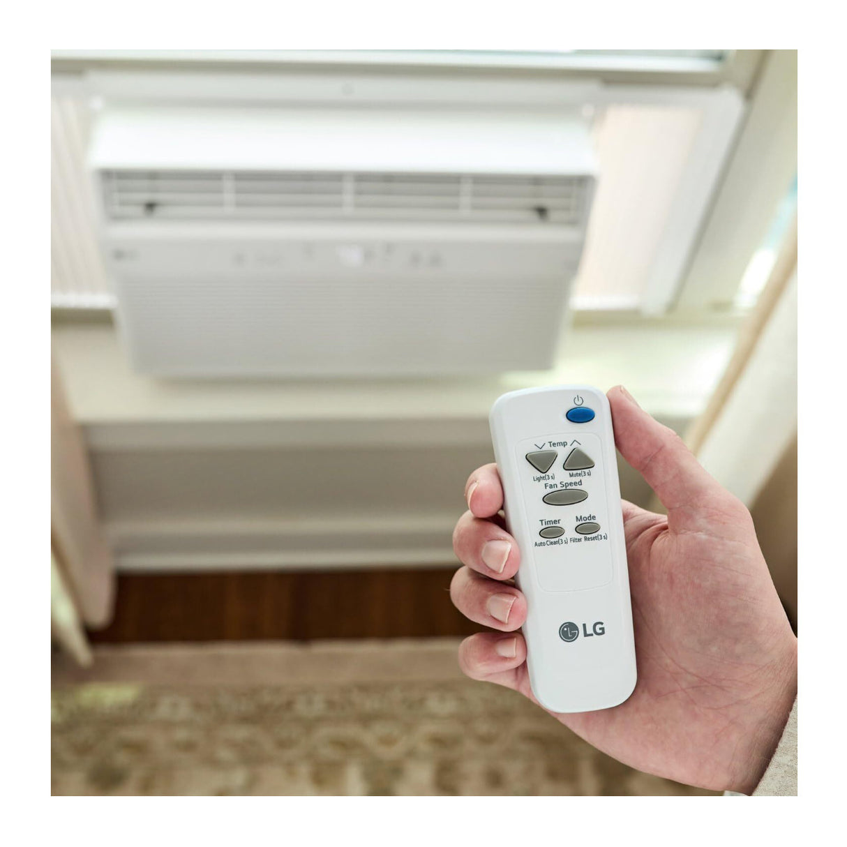 LG  8000 BTU Window Air Conditioner with Wifi Controls (White)