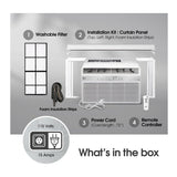 LG  8000 BTU Window Air Conditioner with Wifi Controls (White)
