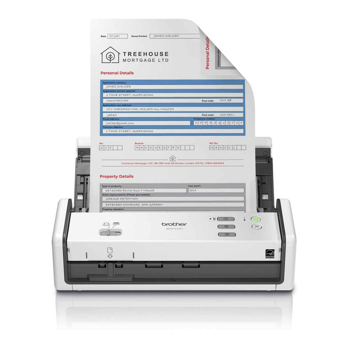Brother ADS-1300 Compact Desktop Scanner