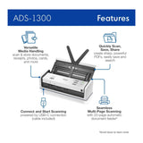 Brother ADS-1300 Compact Desktop Scanner