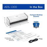 Brother ADS-1300 Compact Desktop Scanner