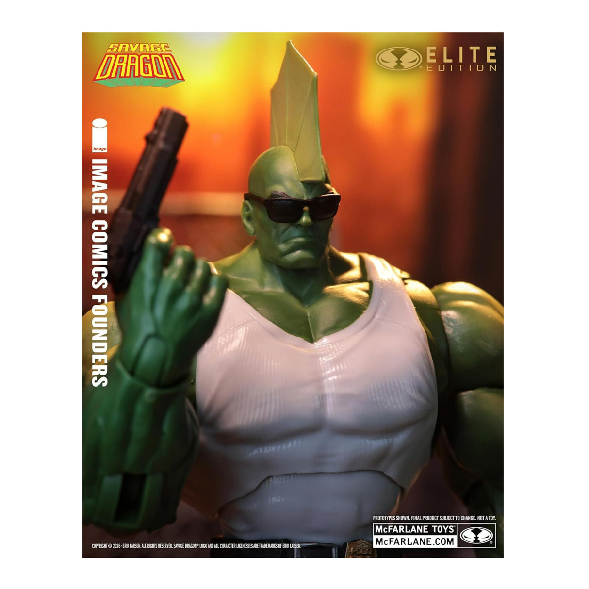 McFarlane Toys - (Savage Dragon) 7in Deluxe Action Figure Elite Edition