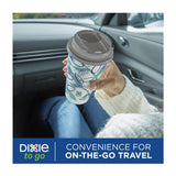 Dixie To Go Insulated 16 Oz. Coffee Paper Cups with Lids (144 Count)