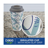 Dixie To Go Insulated 16 Oz. Coffee Paper Cups with Lids (144 Count)