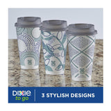 Dixie To Go Insulated 16 Oz. Coffee Paper Cups with Lids (144 Count)