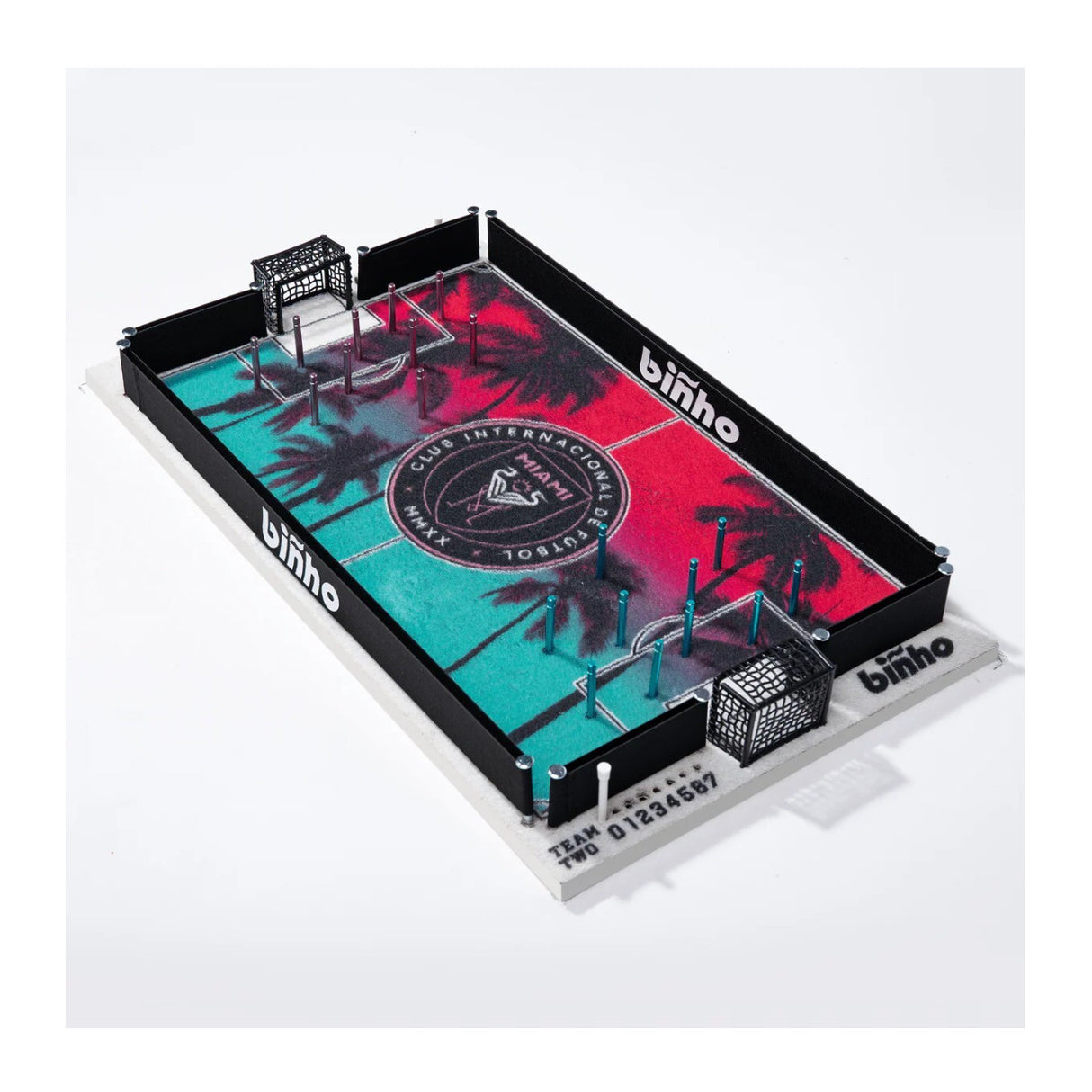 Binho Board Classic Inter Miami CF (3rd Edition) Pinball Soccer Board Game for 2-Players