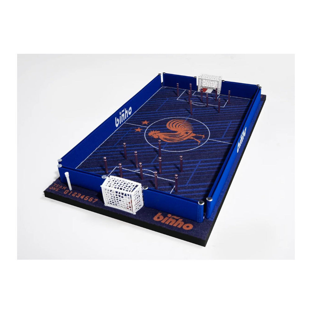 Binho Classic: France 2026 World Cup Edition Tabletop Flicking Soccer Game with Carrying Case