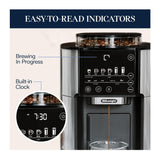 De'Longhi True Brew Drip Coffee Maker with Built in Grinder, Single Serve (Stainless)