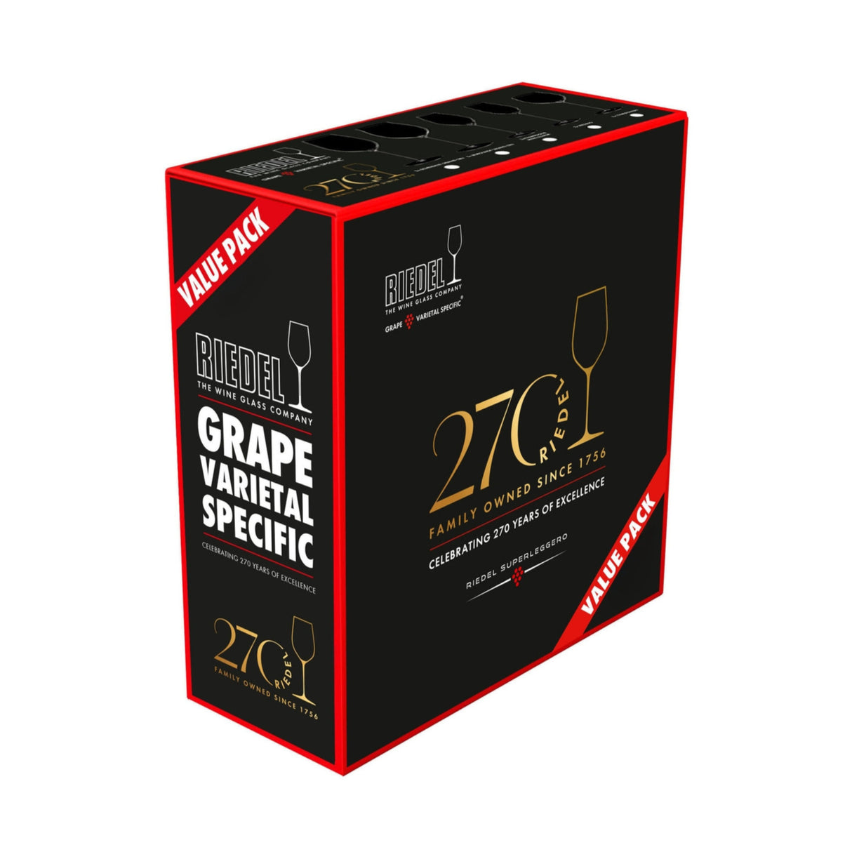 Riedel Superleggero Riesling White Wine Glasses Value Set with Ultra-thin Construction (2-Pack)