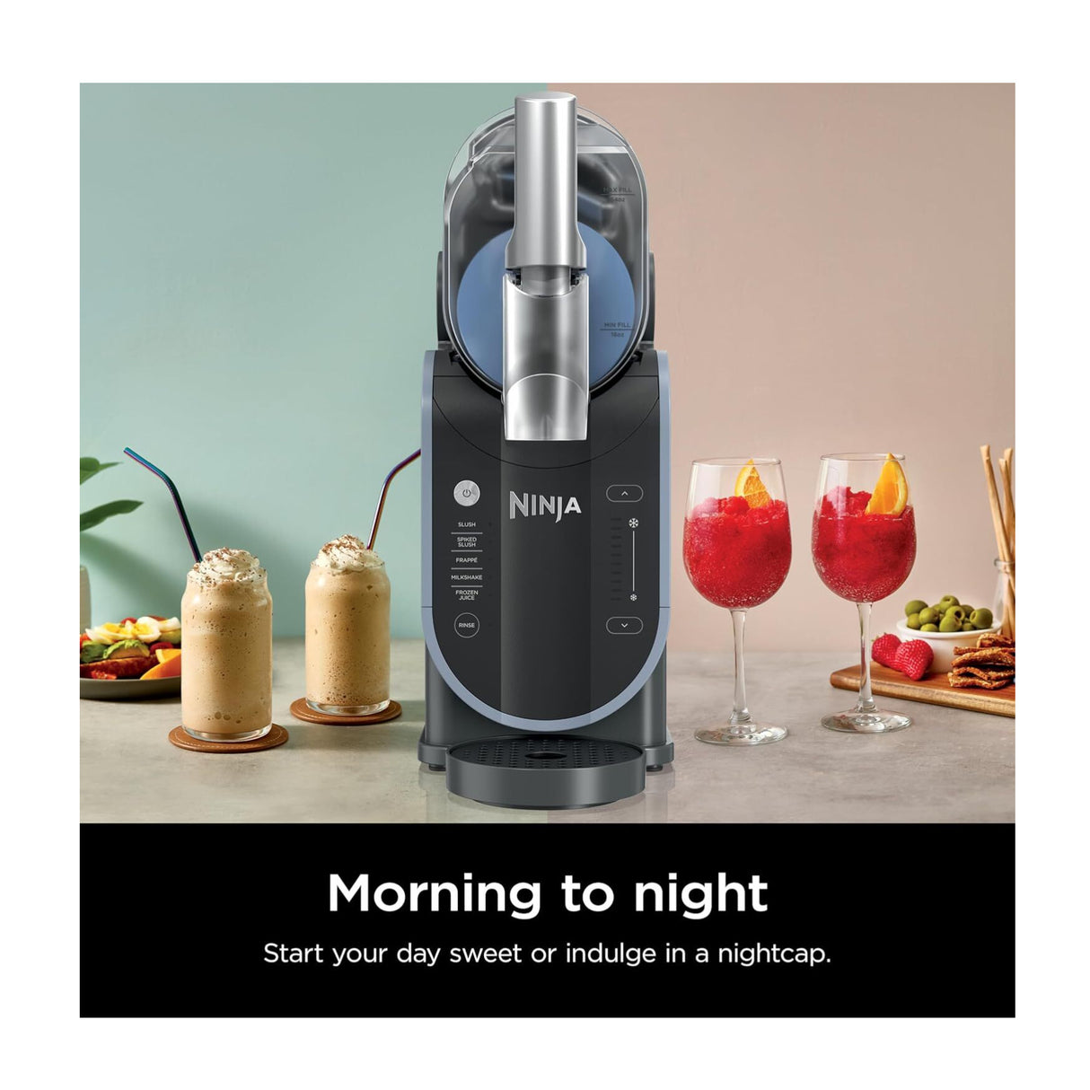 Ninja SLUSHi Professional Frozen Drink and Slushie Maker (Artic Blue/Gray)