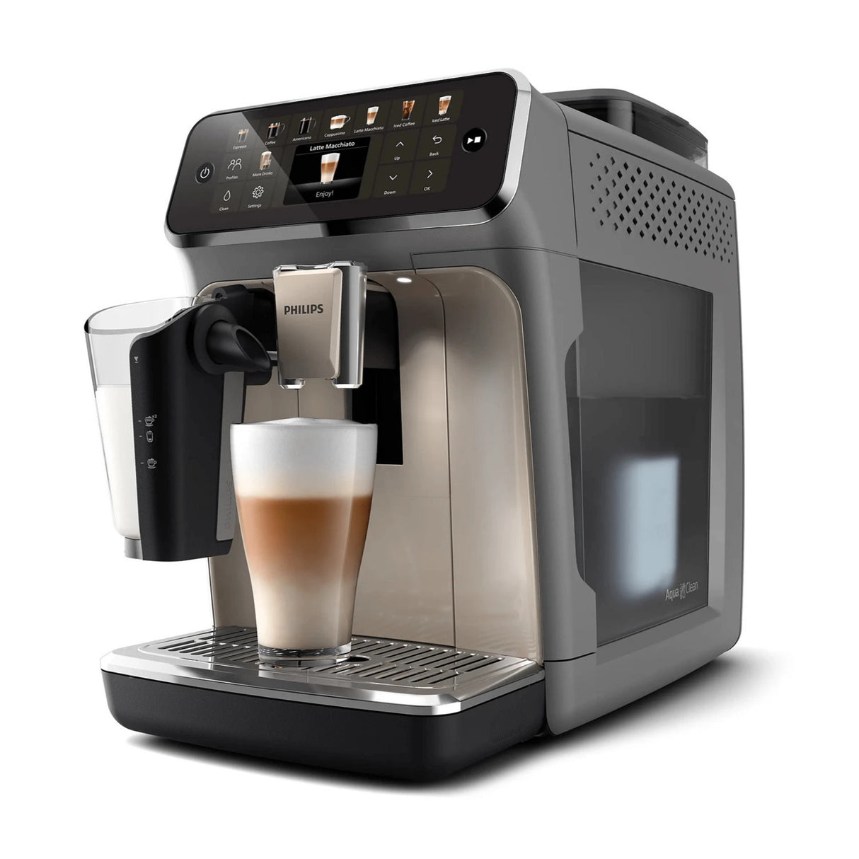 Philips EP5544/90 Automatic Espresso Machine with LatteGo System (Grey Chromed)