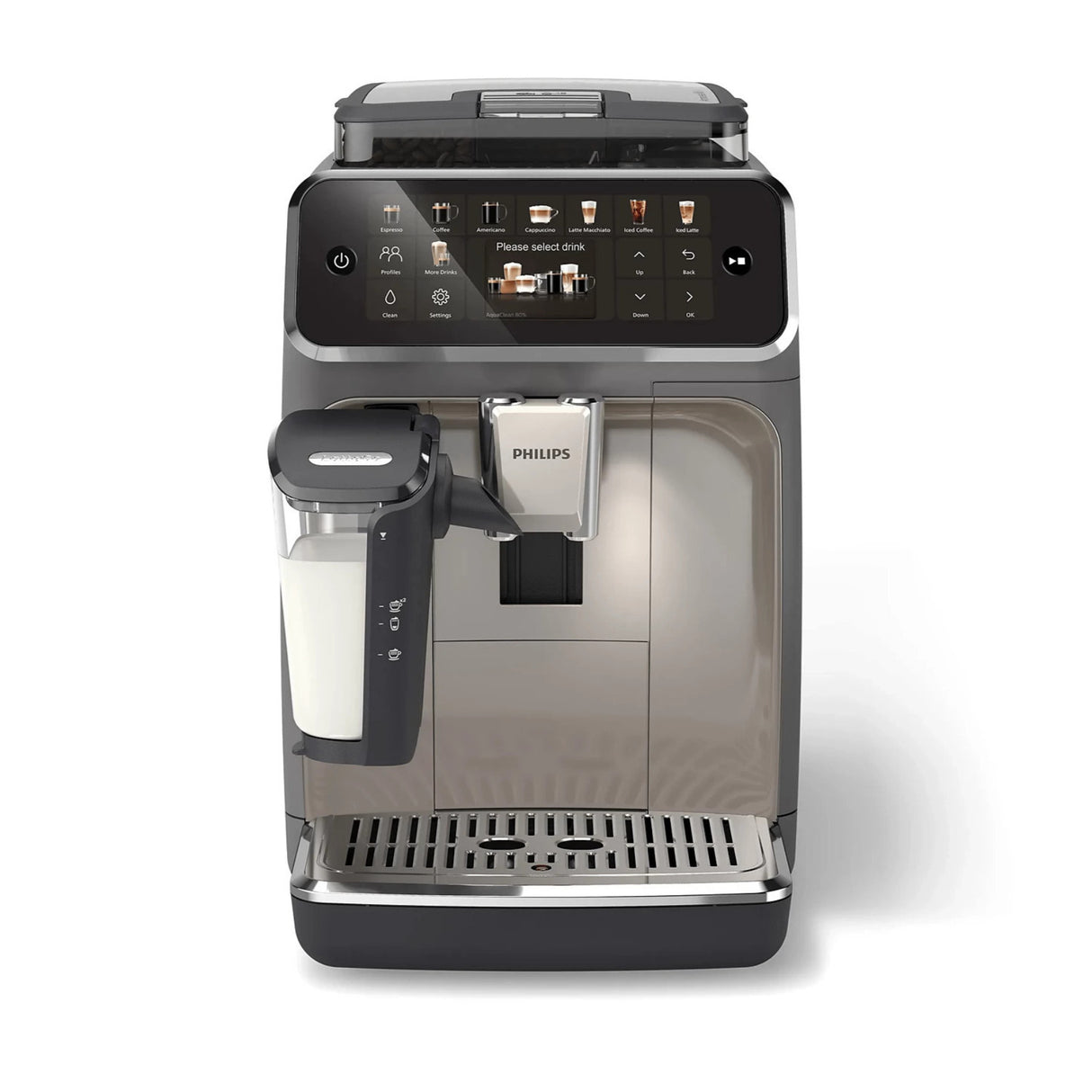 Philips EP5544/90 Automatic Espresso Machine with LatteGo System (Grey Chromed)