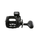 Okuma MA-45DXT Magda Linecounter Reel, 4.0:1 Gear Ratio, 2BB with 18lb Max Drag (Black)