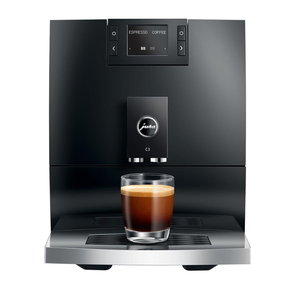 Jura C3 Compact Automatic Coffee and Espresso Machine (Piano Black)