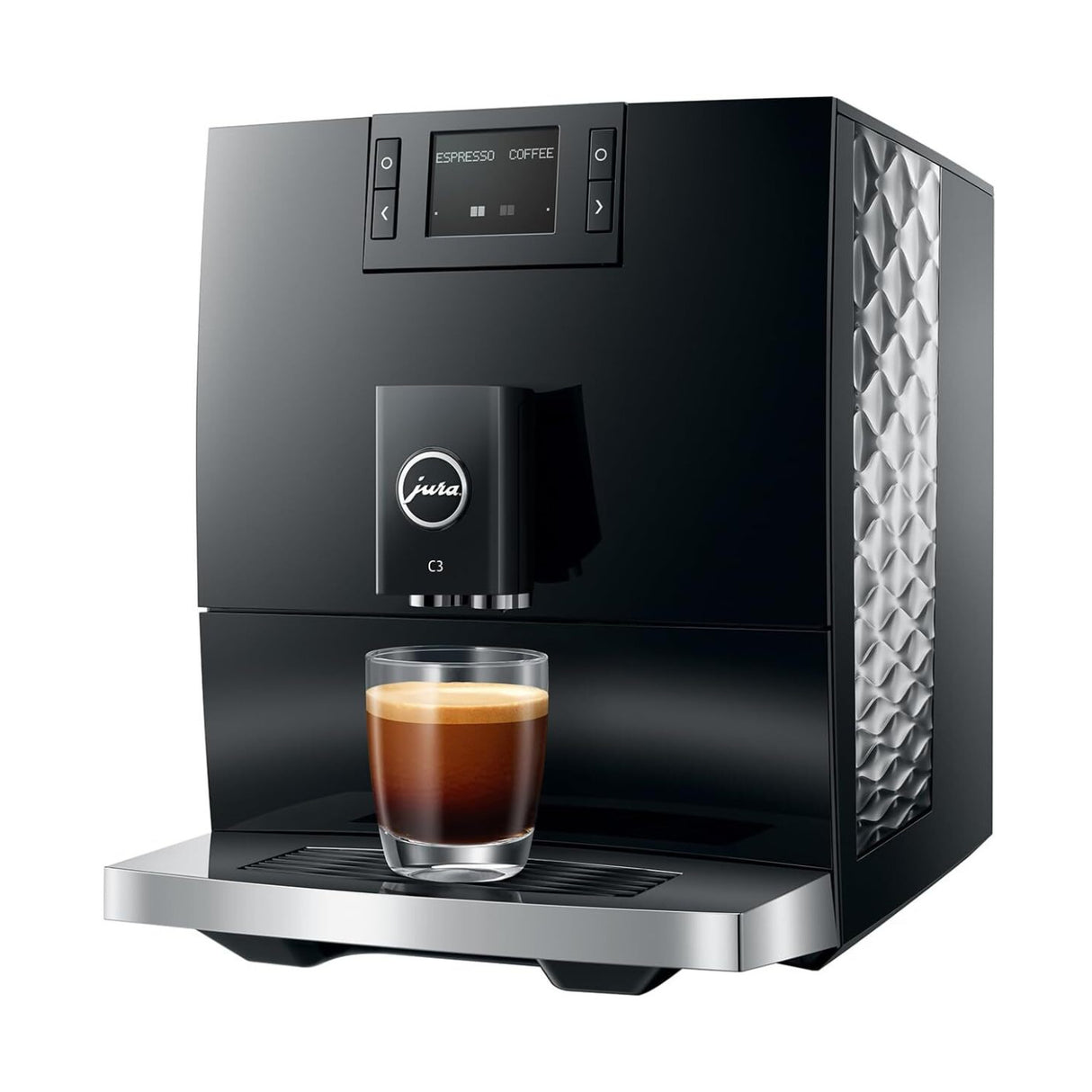 Jura C3 Compact Automatic Coffee and Espresso Machine (Piano Black)