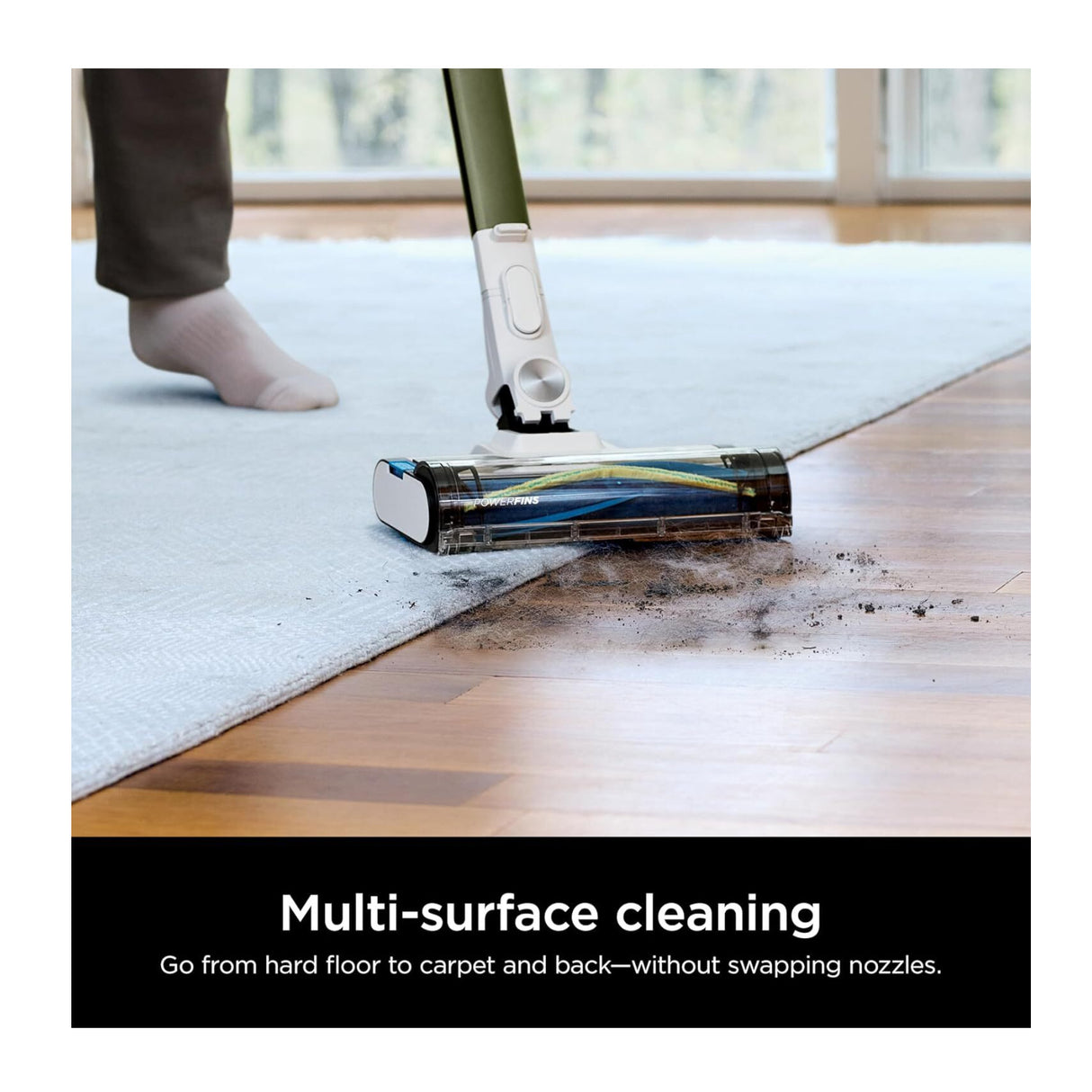Shark PowerPro Flex Pet Plus Cordless Vacuum for Carpets & Hard Floors (Olive)