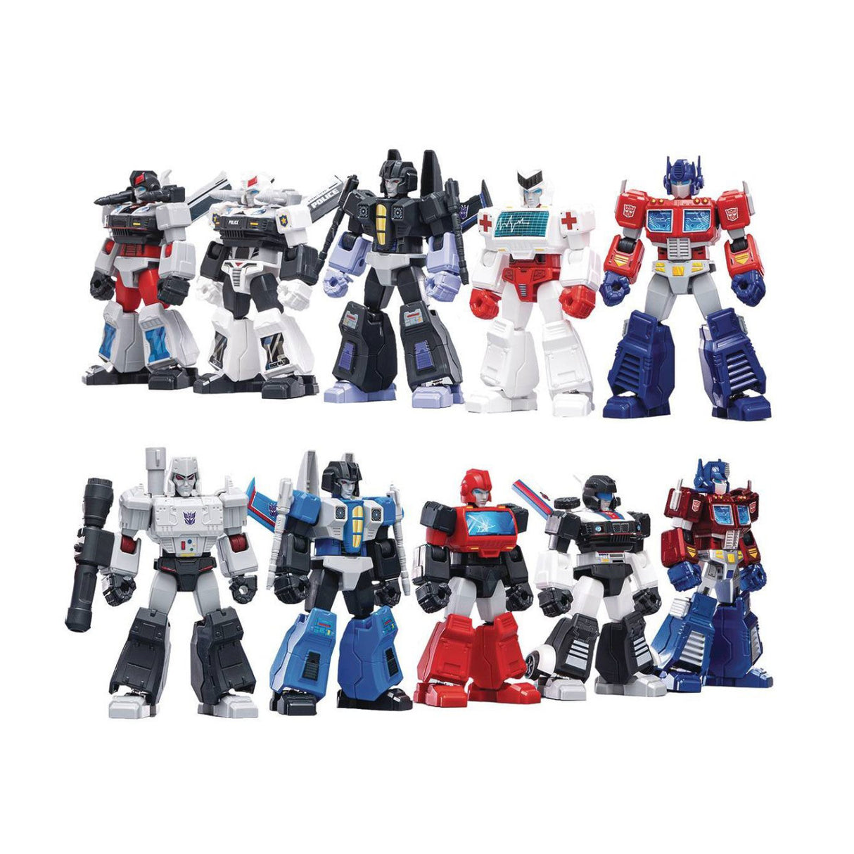 Blokees Transformers Galaxy Version 01 Roll Out Mini Model Kits (9 Count)