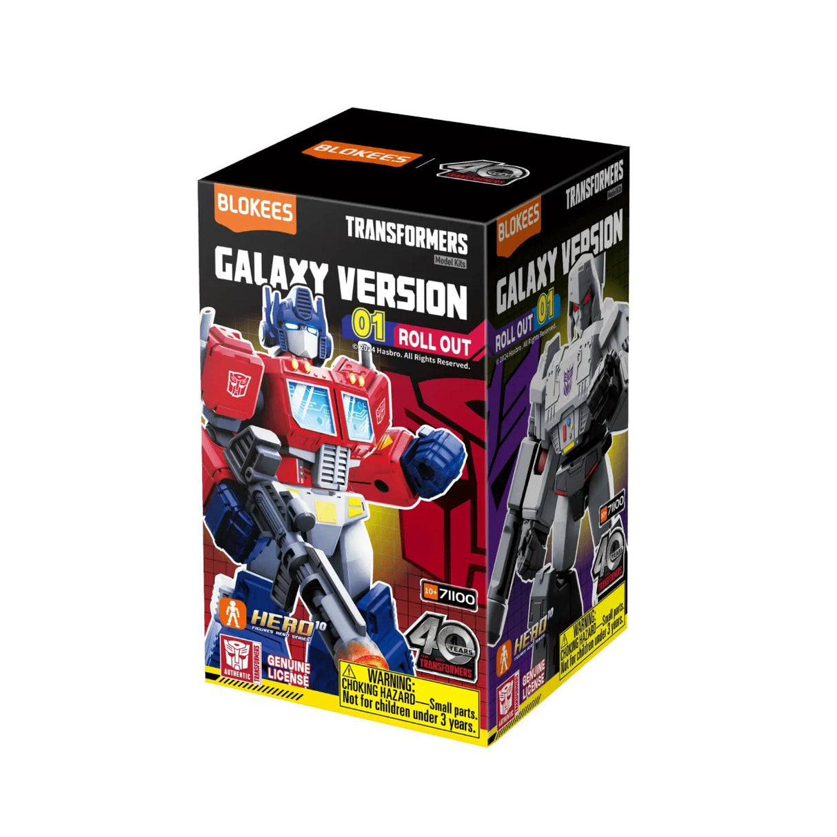 Blokees Transformers Galaxy Version 01 Roll Out Mini Model Kits (9 Count)