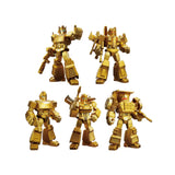 Blokees Transformers Limited Edition Golden Lagoon Model Kit Set with Gold Coated Styling (5 Pack)