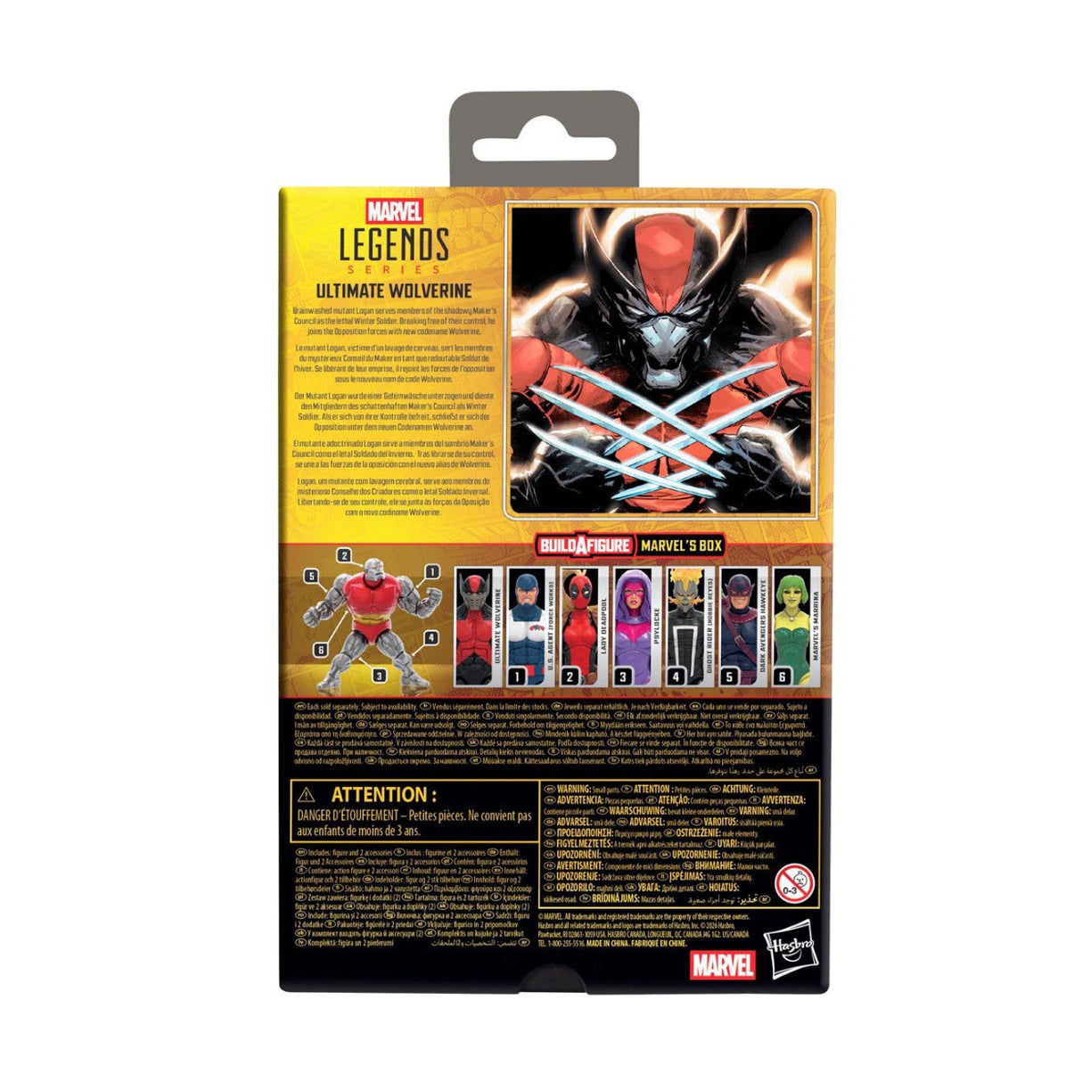 Hasbro Marvel Legends Series Ultimate Universe Wolverine 6-Inch Scale Action Figure
