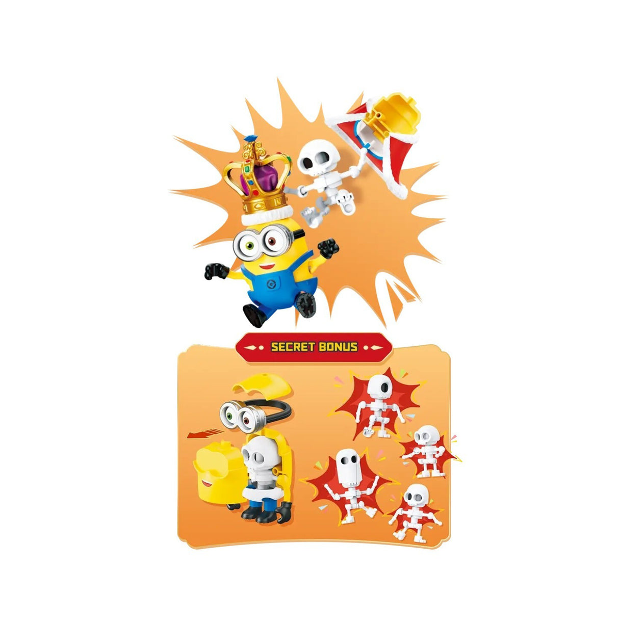 Blokees Minions Mokoo Series - 01: N-Disguise Model Kit (6 Count)