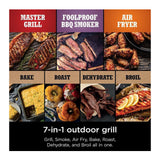Ninja OG701 7-in-1 Woodfire Outdoor Electric Portable Grill and Smoker