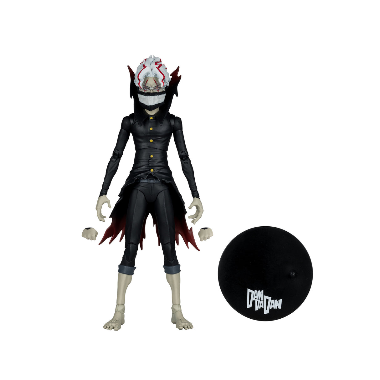 Dandadan Okarun Transformed 7-inch Anime Action Figure with 22 Moving Parts and Accessories
