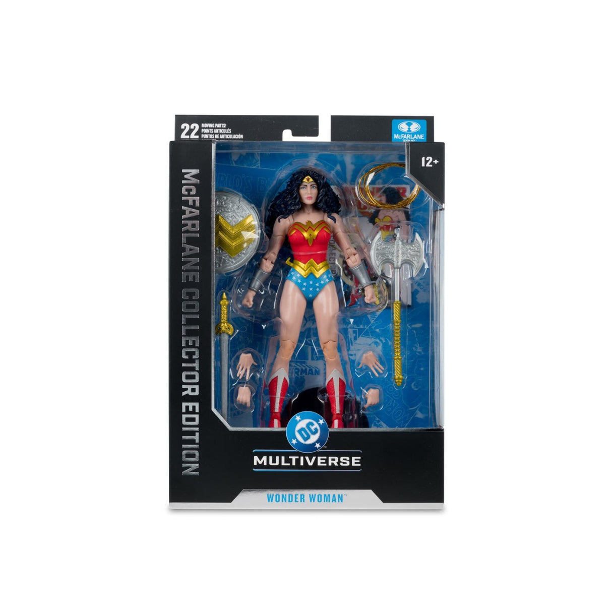 DC Classic 7-inch Wonder Woman Deluxe Collection Edition Action Figure with Accessories and Art Card