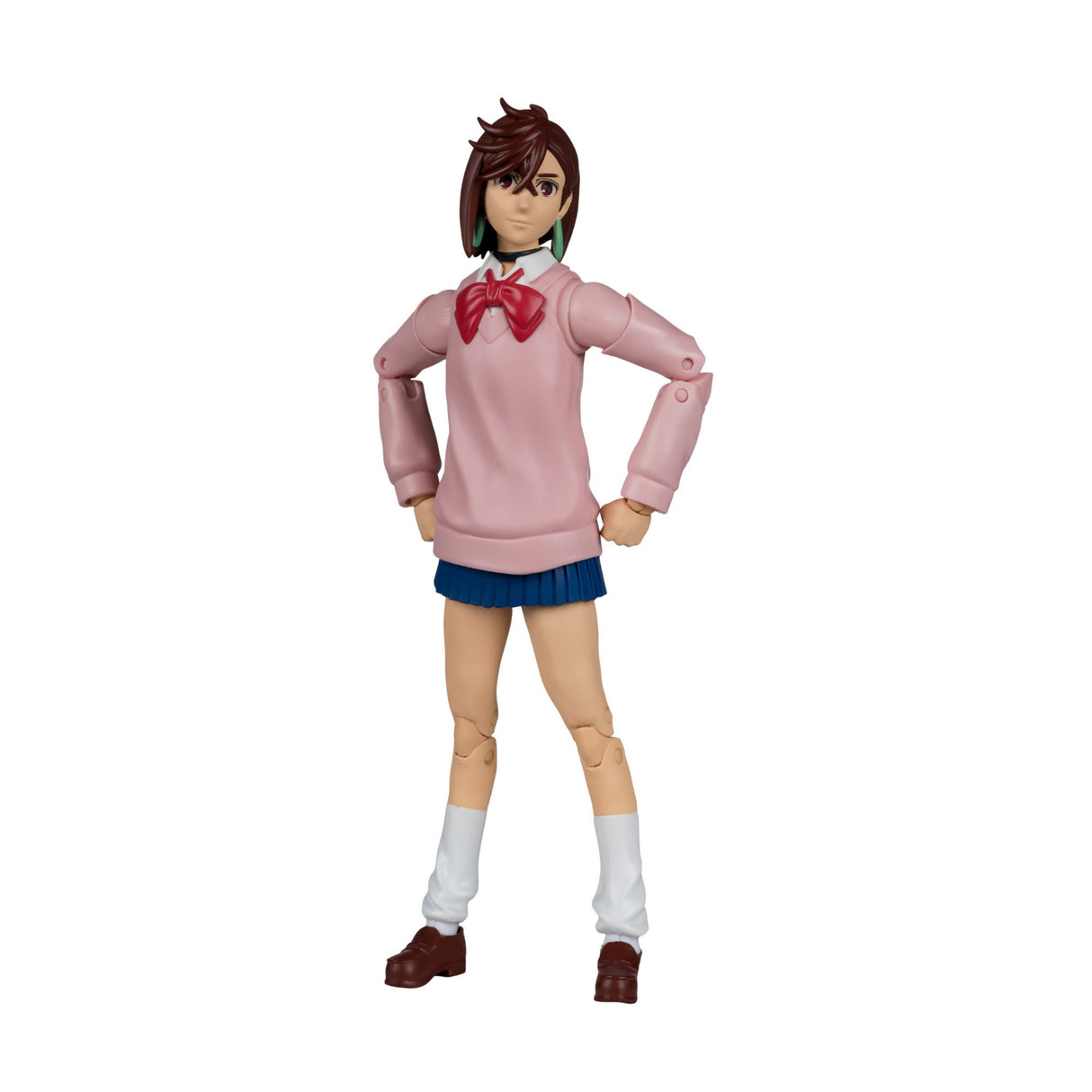 Dandadan 7-inch Momo Ayase Action Figure with Ultra Articulation and Accessories (Random Color)