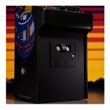 Quarter Arcades Lunar Lander Replica Mini Arcade Machine Bundle with Bar Stool and Radiator