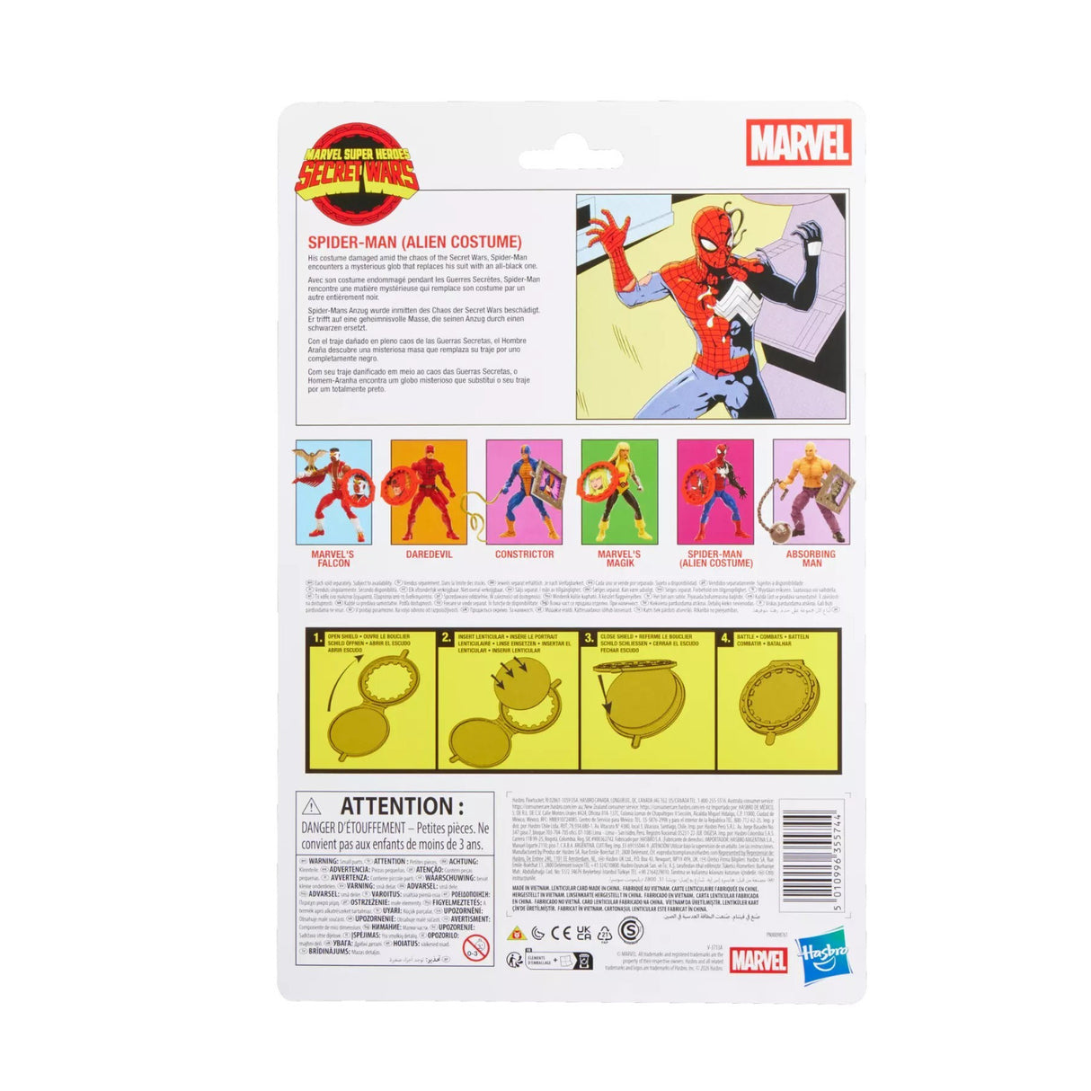 Hasbro Marvel Legends Series Secret Wars Spider-Man (Alien Costume) 6-Inch Action Figure