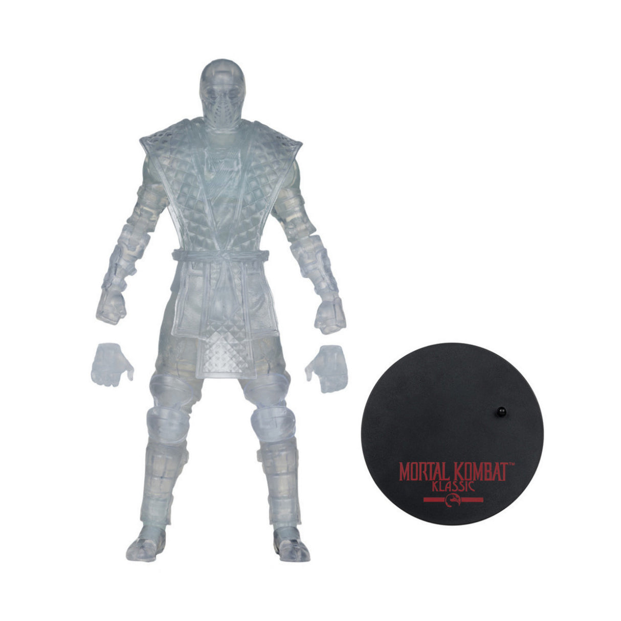 Invisible Reptile Warrior 7-inch Classic Video Game Action Figure with Ultra Articulation and Base