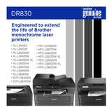 Brother Genuine DR830 Drum Unit - Up to 15,000-Page Yield, Works with TN830 Series Toner Cartridges
