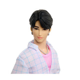 Mattel KPop Demon Hunters Saja Boys Jinu Soda Pop Performance Fashion Doll with Pink Glasses and Can
