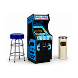 Numskull Quarter Arcades Bubble Bobble Mini Arcade Machine Bundle with Bar Stool and Trash Can