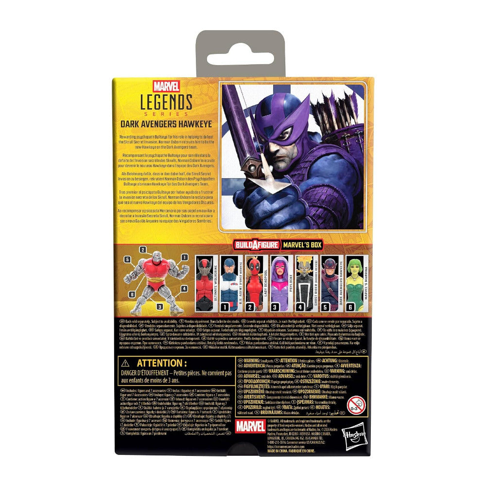 Hasbro Marvel Legends Series Dark Avengers Hawkeye, Comics Collectible 6-Inch Action Figure