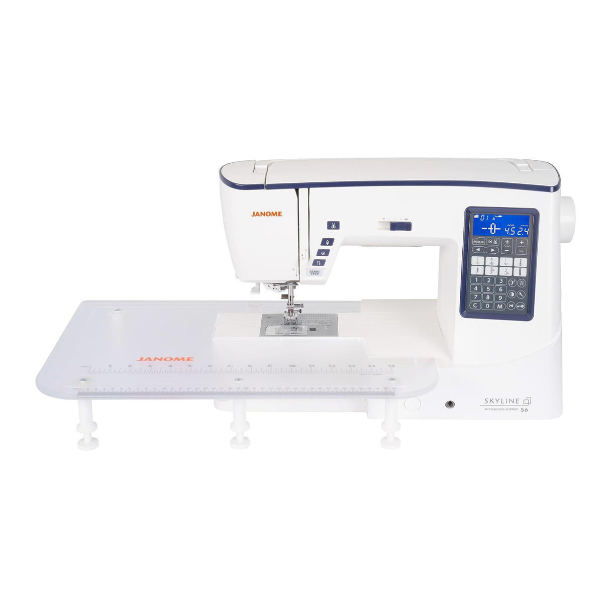 Janome Skyline S6 Anniversary Edition 196-Stitch Computerized Sewing and Quilting Machine