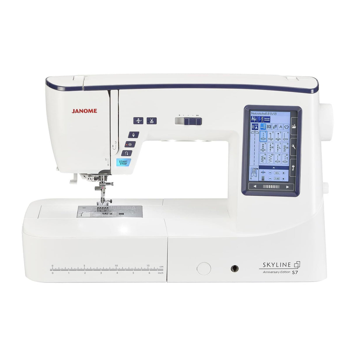 Janome Skyline S7 Anniversary Edition 350-Stitch Computerized Sewing and Quilting Machine