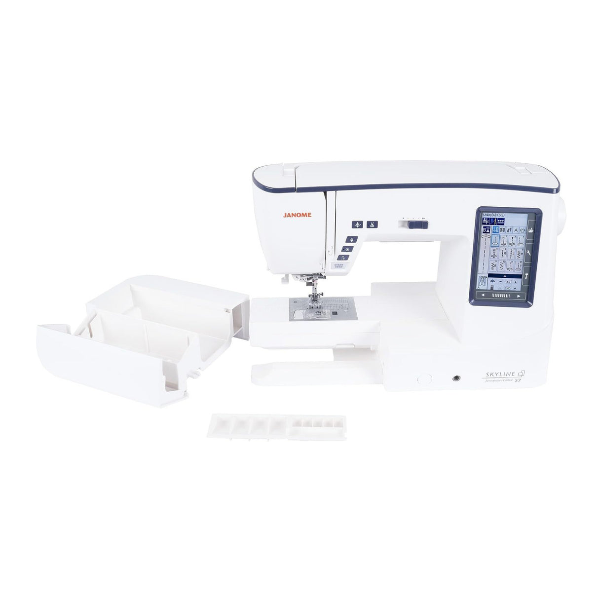 Janome Skyline S7 Anniversary Edition 350-Stitch Computerized Sewing and Quilting Machine