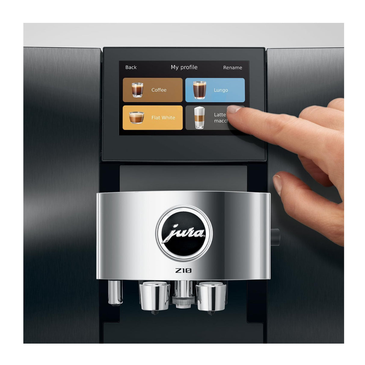 Jura Z10 Automatic Coffee Machine with 51 Coffee Specialties (Aluminum Black)