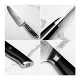 Klaus Meyer Empira Damascus 5 Piece Kitchen Knife Block Set