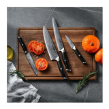 Klaus Meyer Empira Damascus 5 Piece Kitchen Knife Block Set