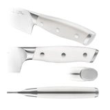 Klaus Meyer Stahl 6 Piece Steak Knives Set (White)