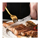 Klaus Meyer Stahl 6 Piece Steak Knives Set (White)