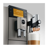 JURA E8 Automatic Coffee Machine with 27 Specialties (Midnight Silver)